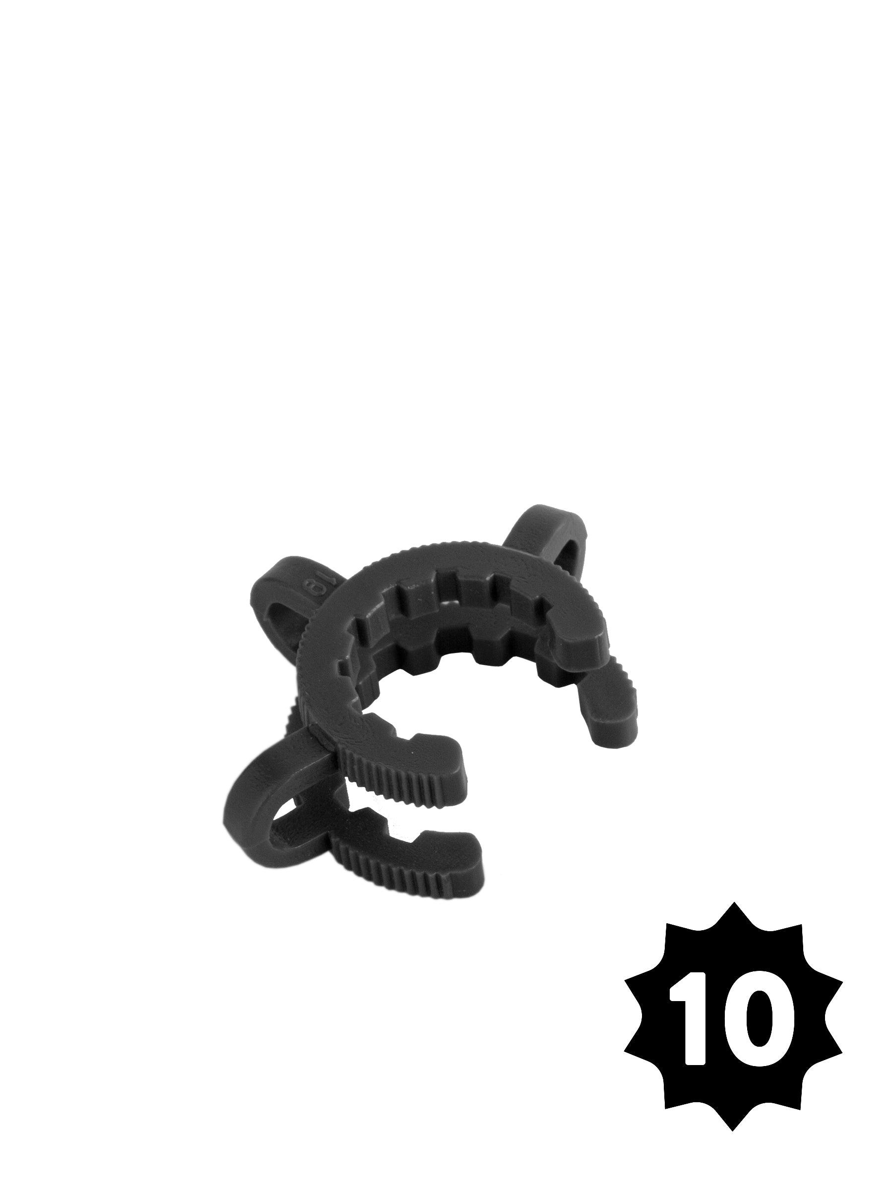 GRAV® 19mm Plastic Joint Clamp – Assorted Colors – Pack of 10