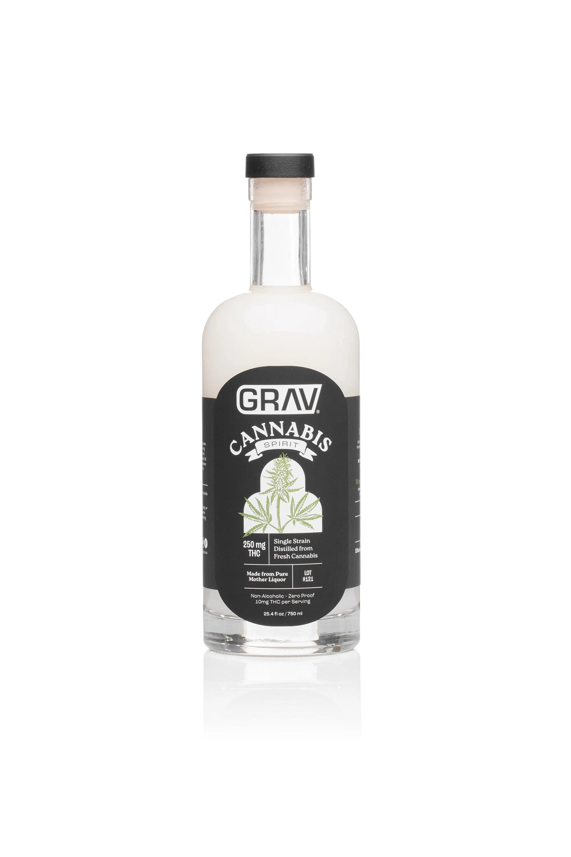 GRAV® Cannabis Spirit Black Label – 750ml Bottle