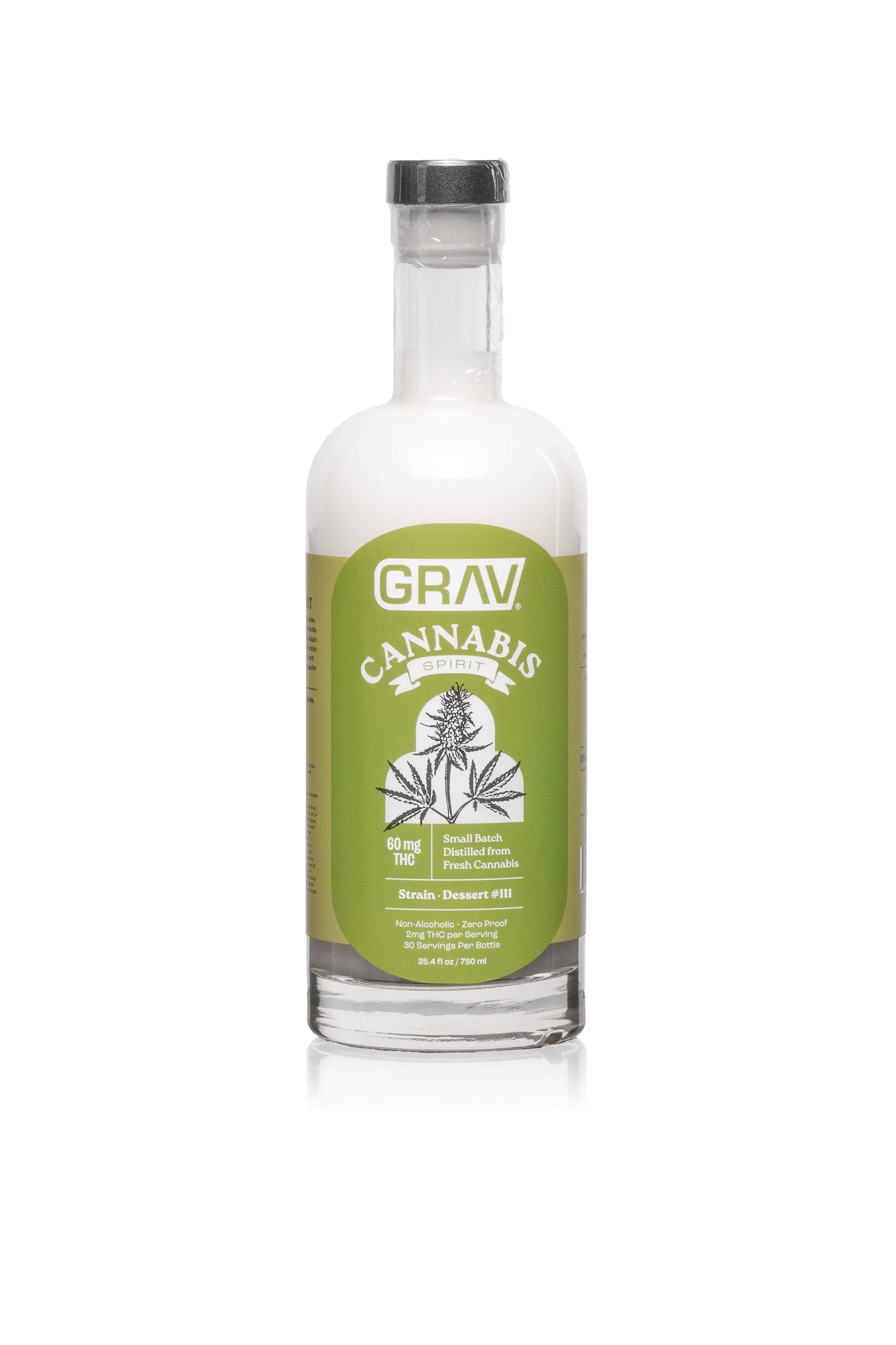GRAV® Cannabis Spirit Green Label – 750ml Bottle