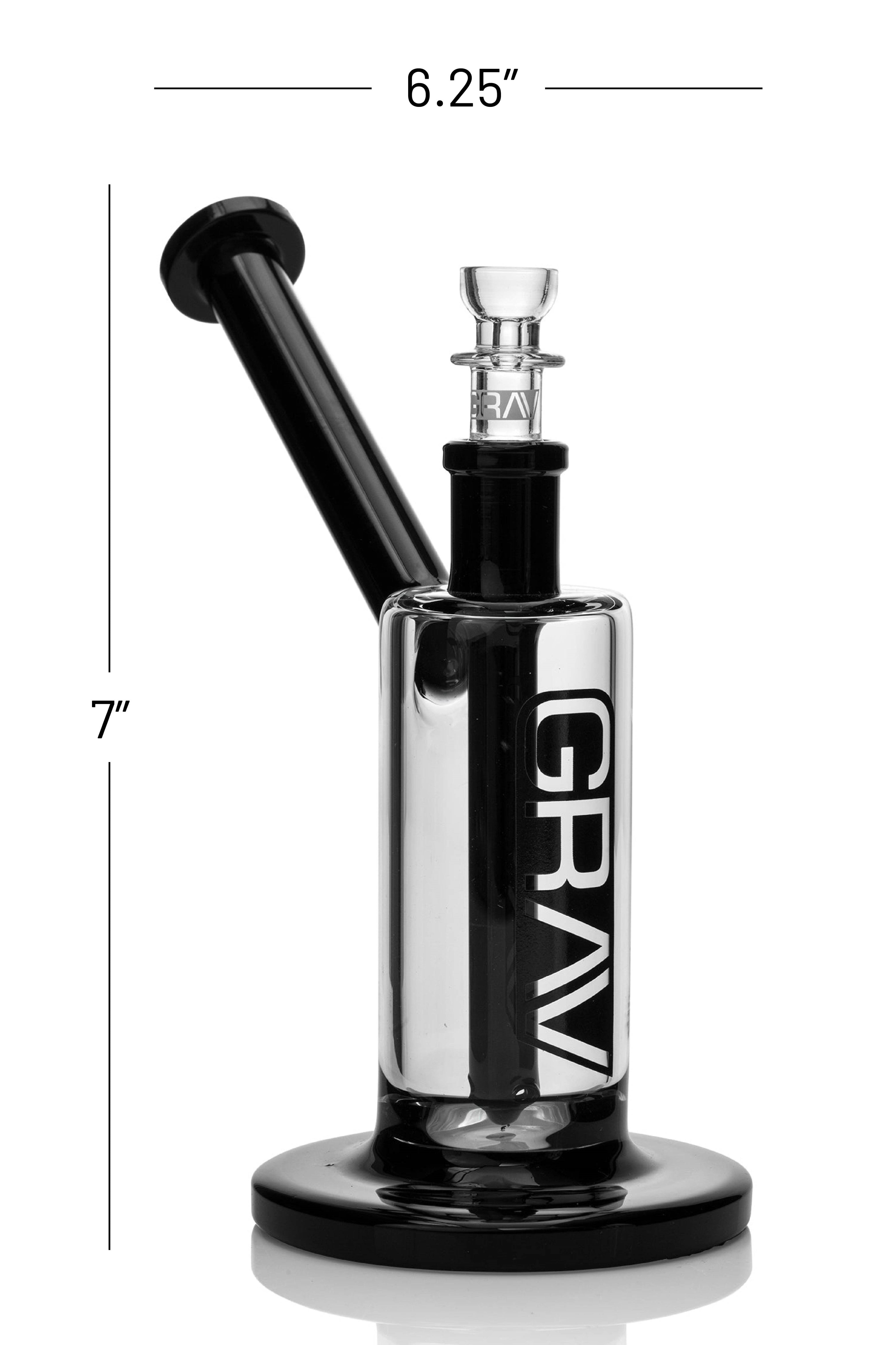 GRAV® Medium Upright Bubbler - Black Accents - Image 3
