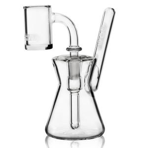 GRAV® Hourglass Pocket Bubbler Rig - Clear