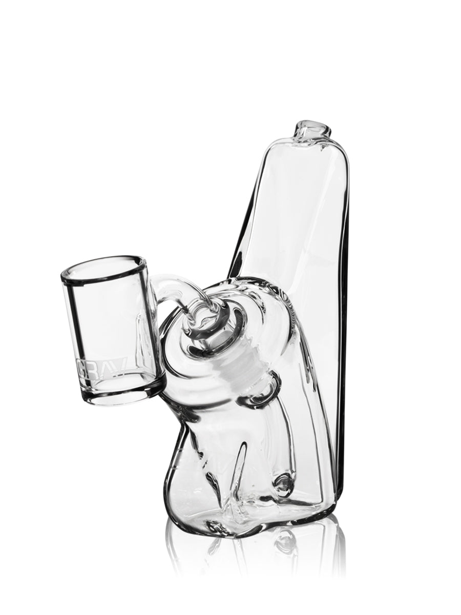 GRAV® Wedge Bubbler Rig – Clear