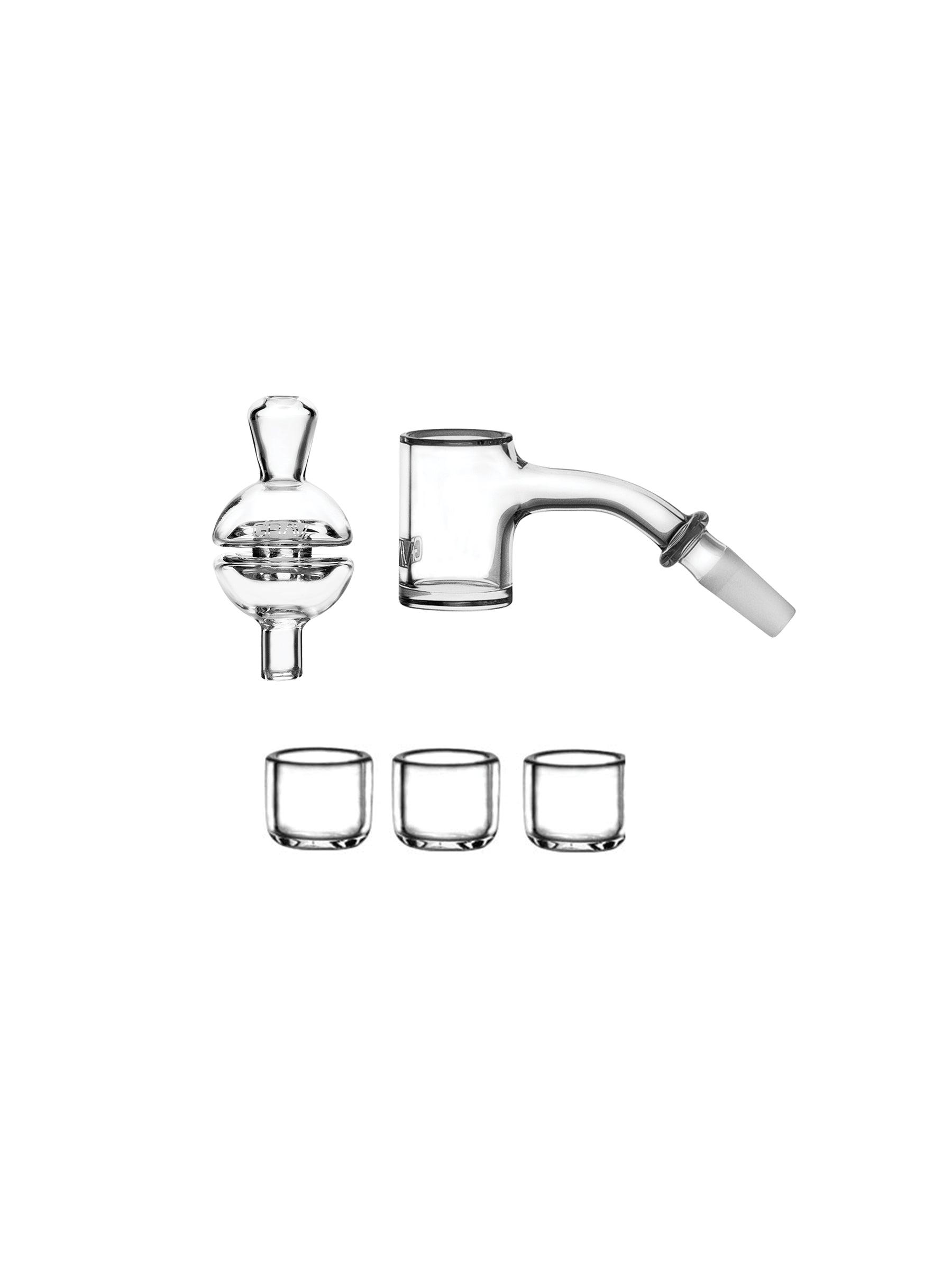 GRAV® 10mm 45° Seamless Quartz Banger Kit