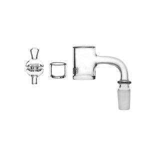 GRAV® 14mm 90° Quartz Bucket, Inserts & Carb Cap Set