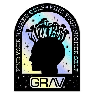 GRAV® Hologram Sticker - Pack of 5