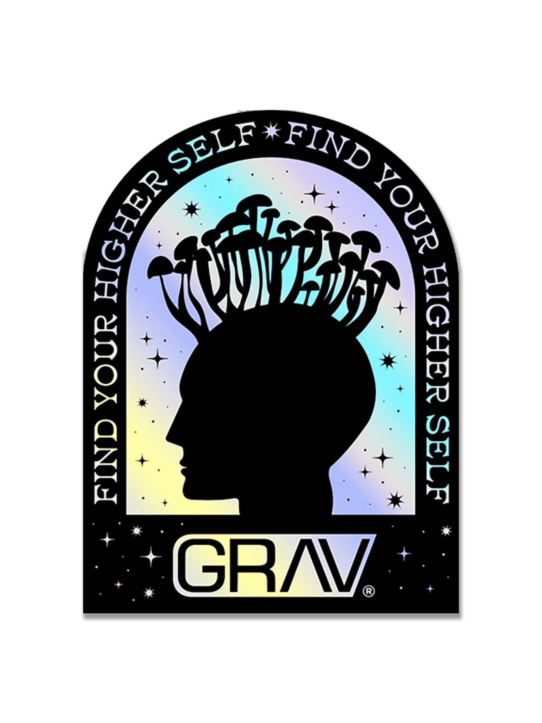 GRAV® Hologram Sticker – Pack of 5