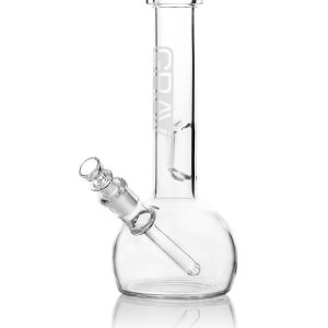GRAV® Small Clear Round Base Water Pipe