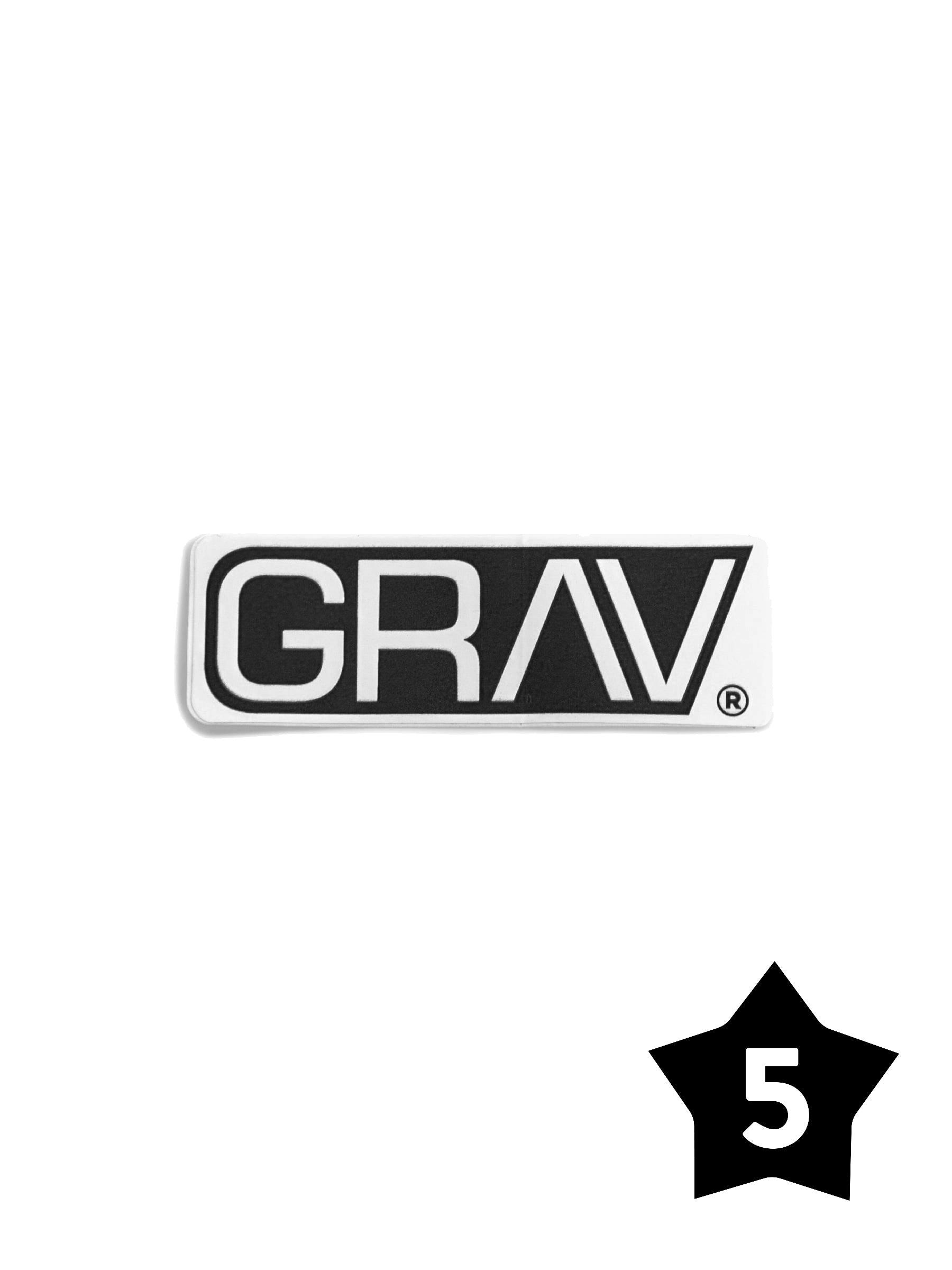 GRAV® Sticker – Pack of 5