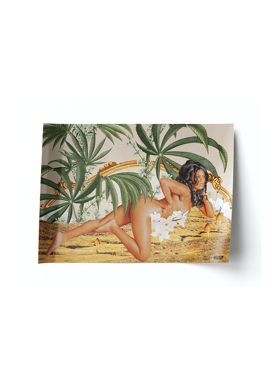 GRAV® The Flower is Female Poster