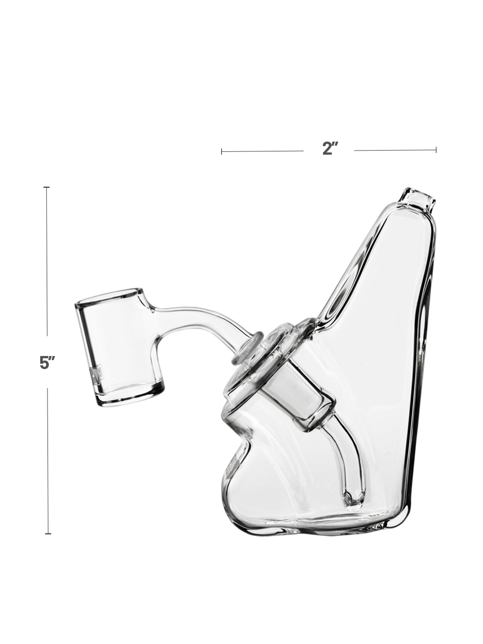 GRAV® Wedge Bubbler Rig - Clear - Image 4